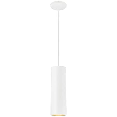Access Lighting Pilson, Pendant, Matte White Finish, Steel 29002-MWH-C